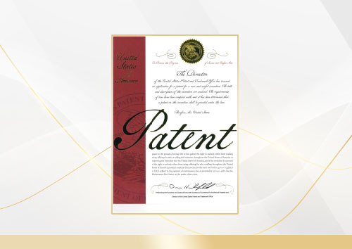 Awarding Invention Patent From the United States and Taiwan